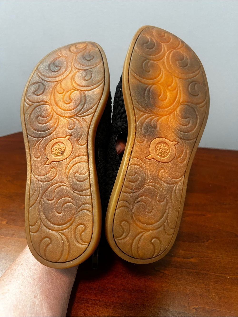 Born Iwa Mac Leather Sandal in Black size 9 - Picture 12 of 14